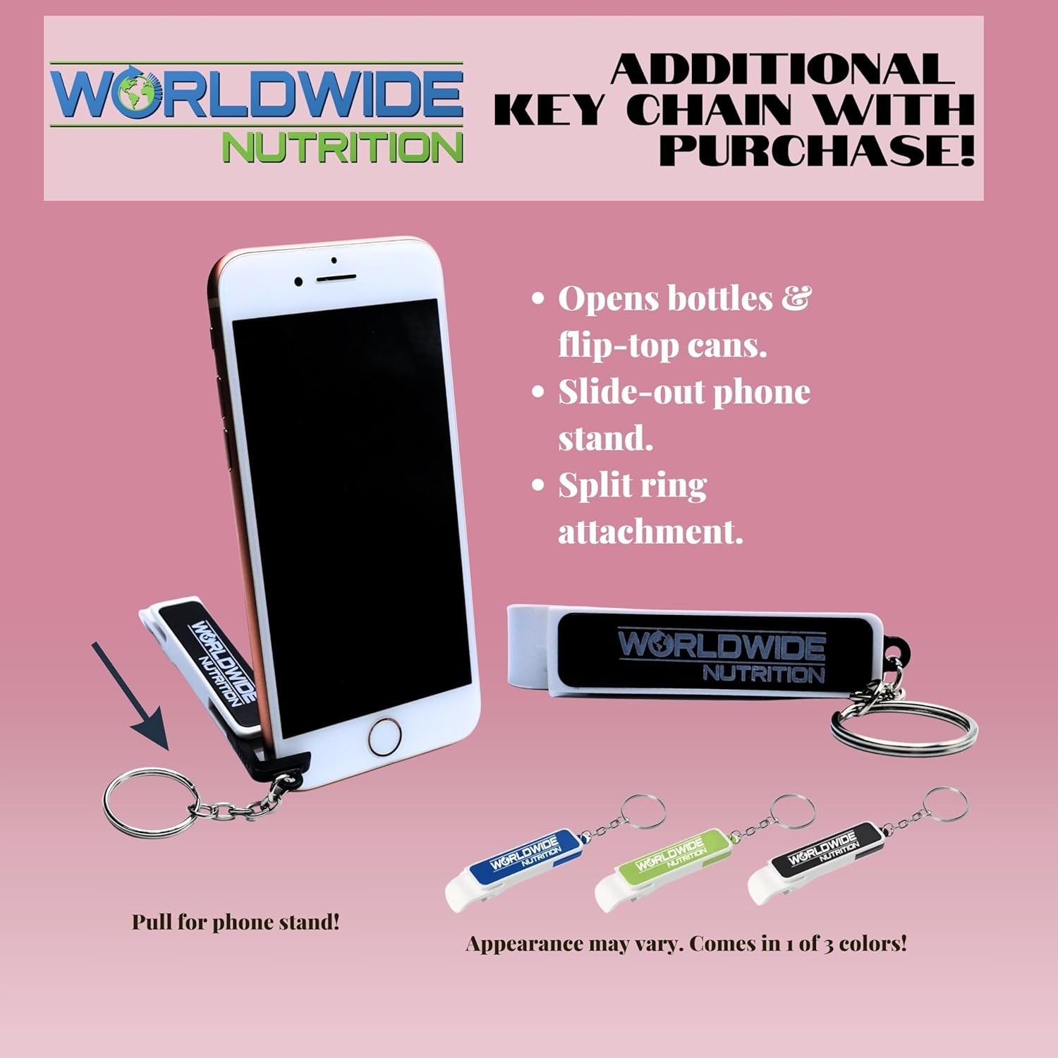 Strawberry Mouse Syntrax Nectar Native Whey Protein Isolate (2lb Bag) Natural Vanilla - Muscle Support - with Multi-Purpose Keychain