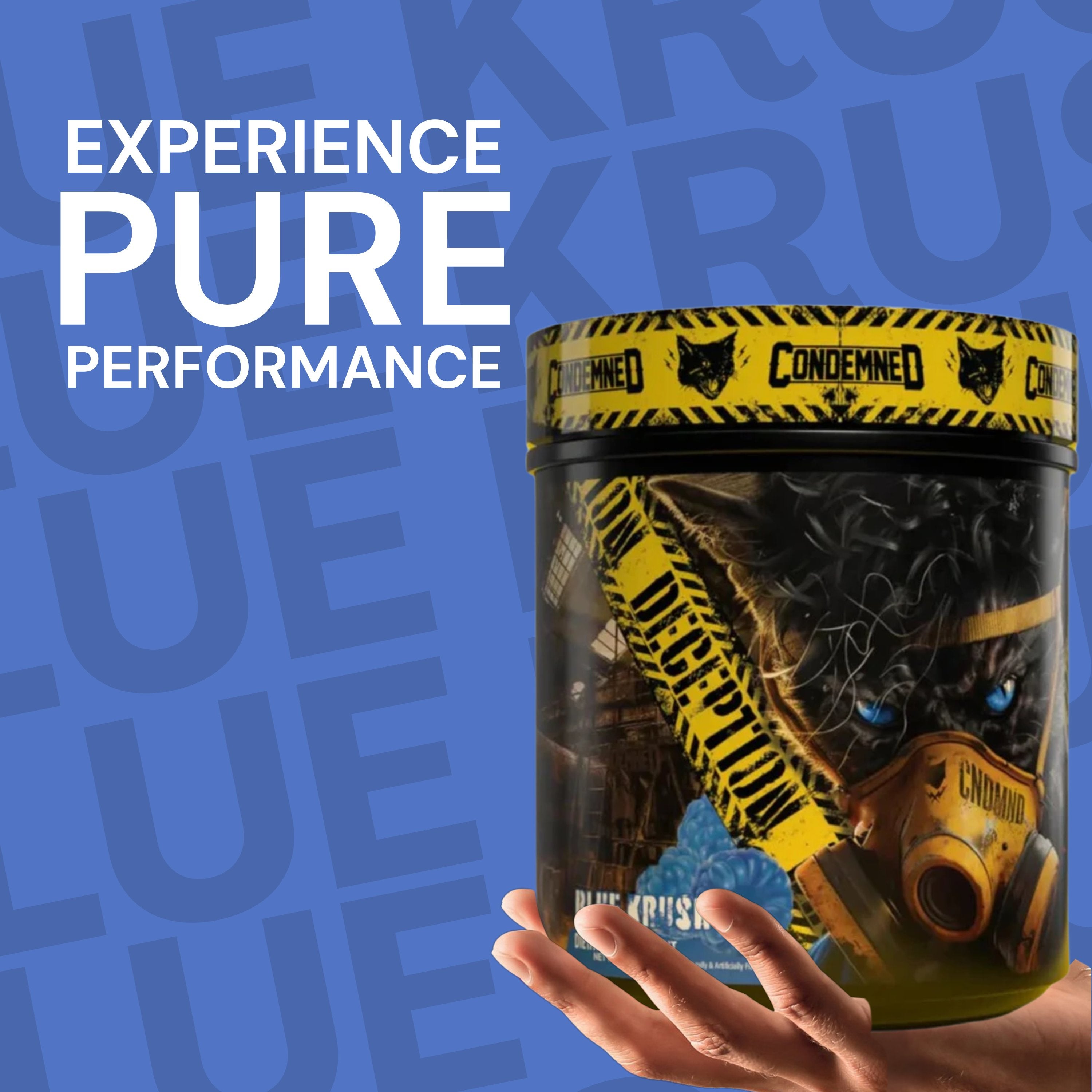 Black Magic Supply X Condemned Labs Deception Pre-Workout - High-Stim Energy, Focus, Endurance, and Muscle Pumps - Blue Krush Flavor - 578g, 40 Servings - Pack of 1