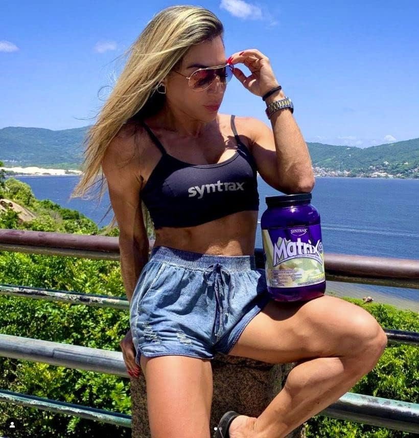 Syntrax Matrix - Sustained-Release Protein Blend Powder - Kosher & Halal - Simply Vanilla (2lb Bag)