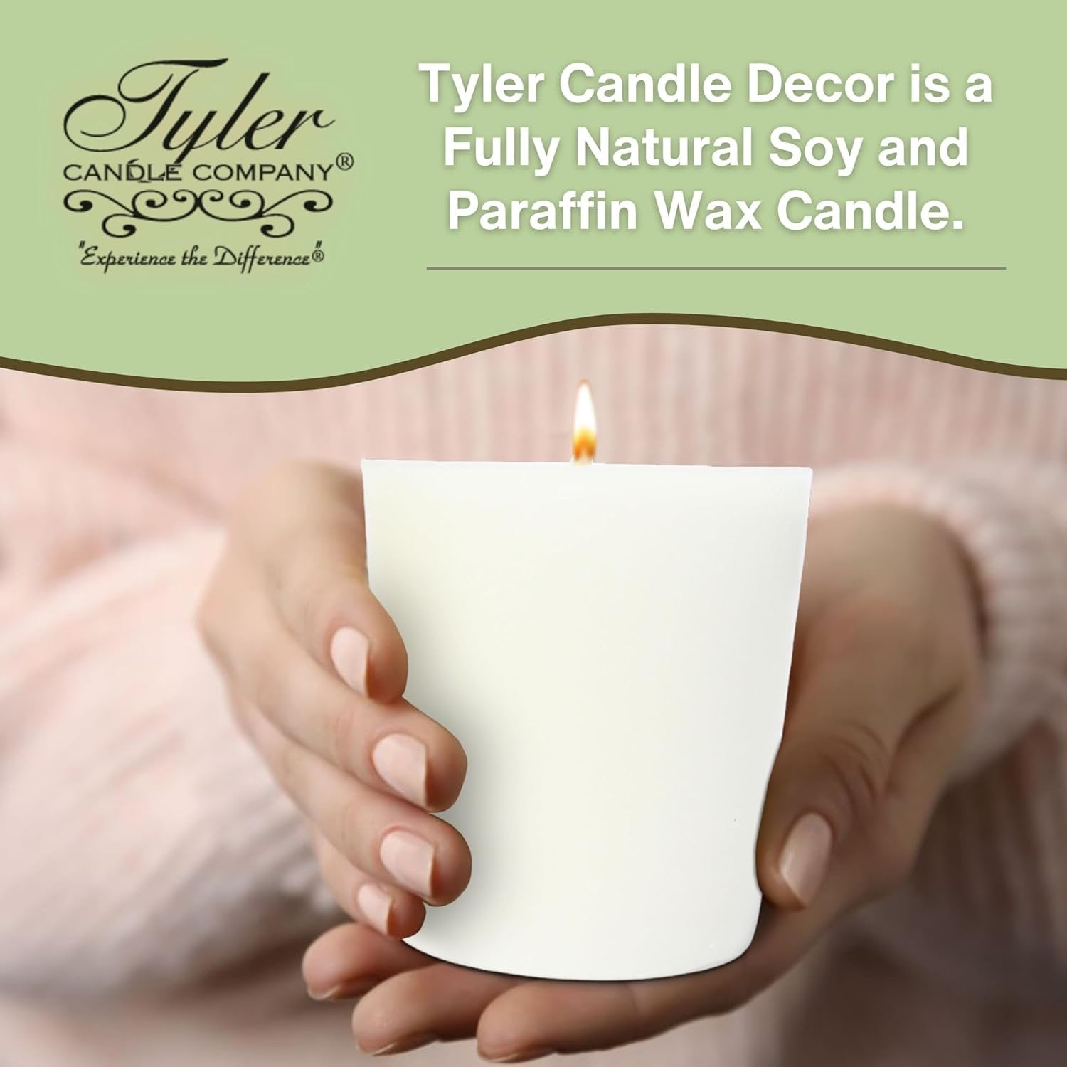 Tyler Candle Company Dolce Vita Votive Wax Scented Candles - 4 Pack of 2oz - Burn Time up to 15hrs - with Multi-Purpose Key Chain