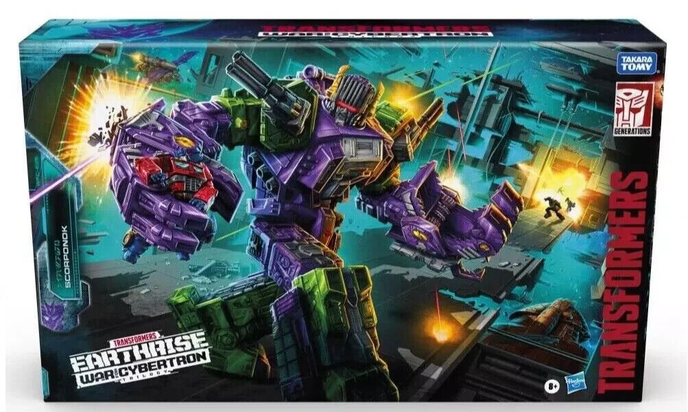 Transformers Earthrise Scorponok Titan Class War for Cybertron