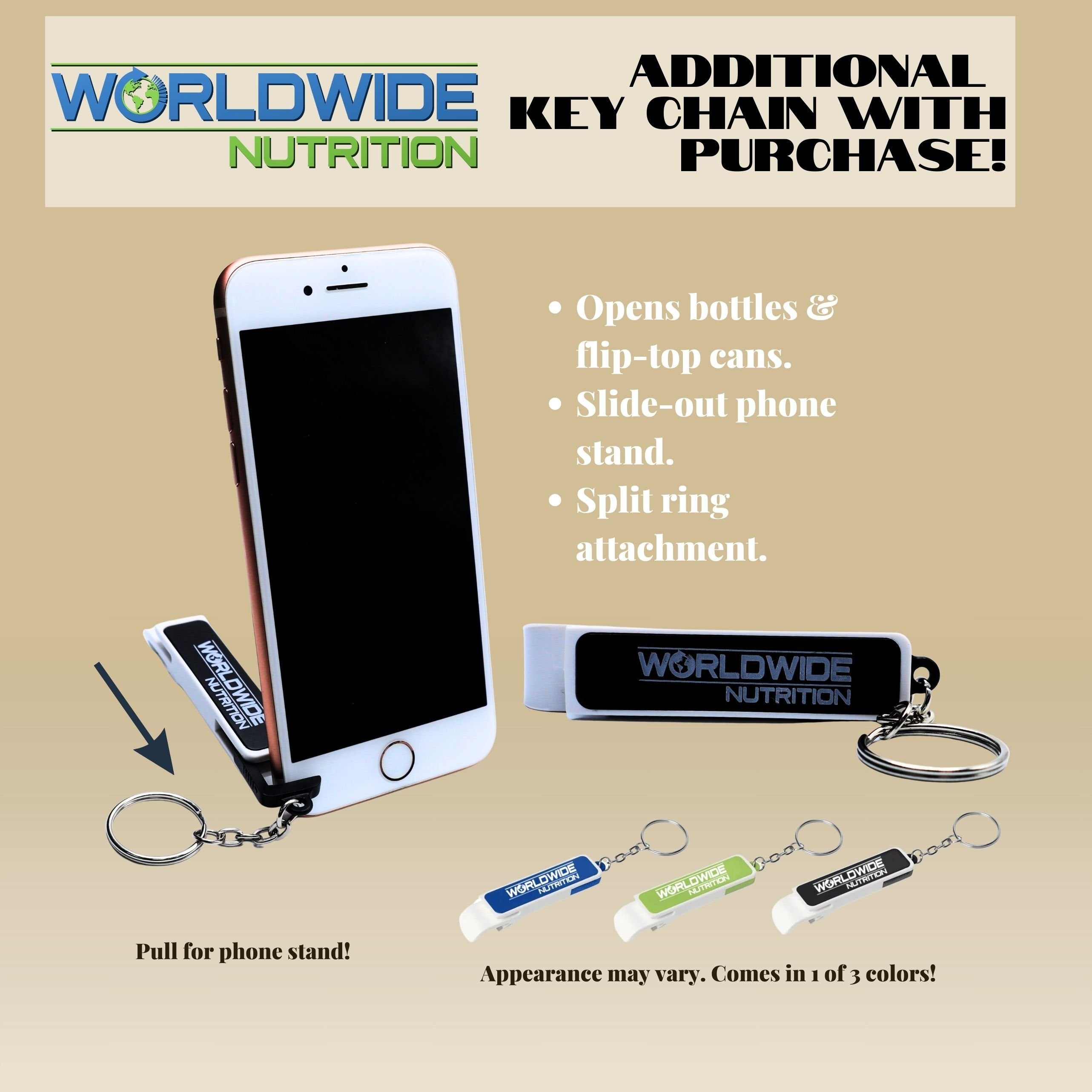 Cappuccino Syntrax Nectar Native Whey Protein Isolate (2lb Bag) Natural Vanilla - Muscle Support - with Multi-Purpose Keychain