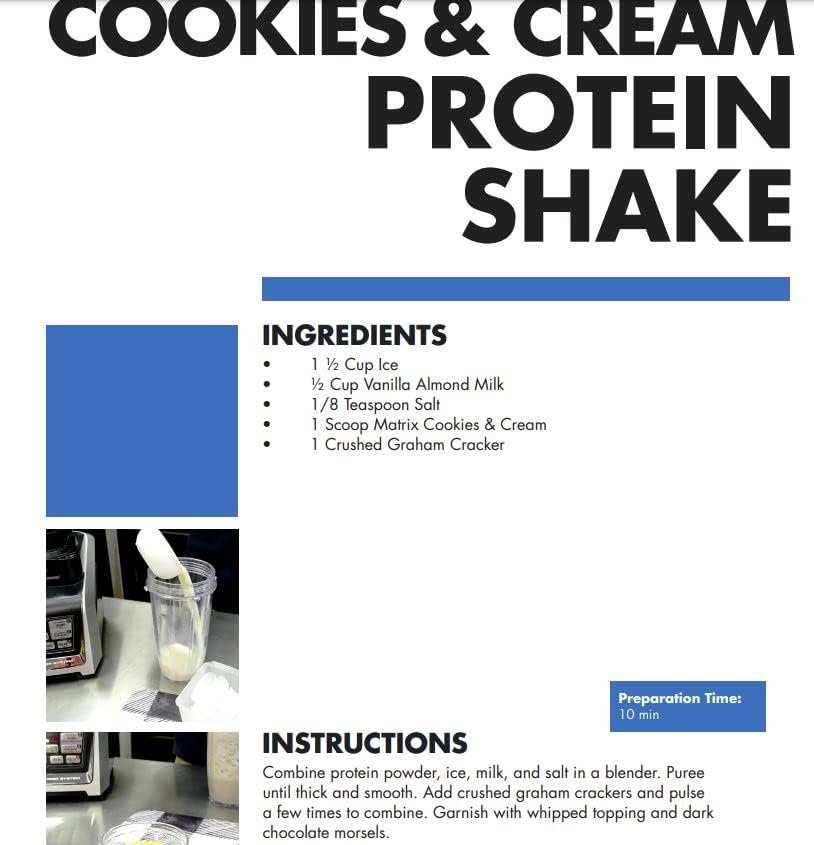 Syntrax Matrix 2.0 Sustained-Release Protein Powder Blend - rBST Free, Kosher & Halal - Muscle Support - 2 lb