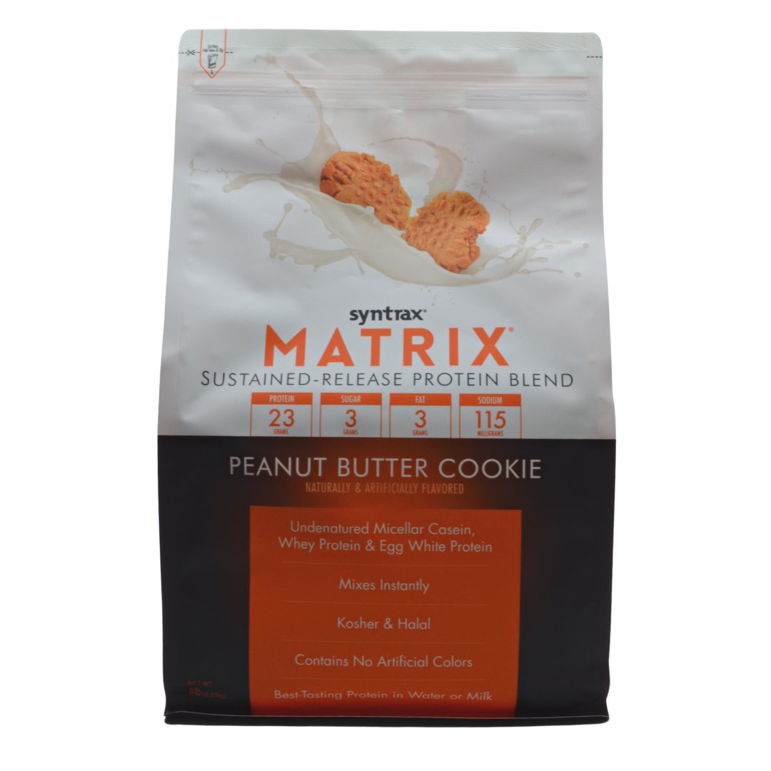 Syntrax Matrix Protein Powder 5.0 Peanut Butter Cookie 5lb