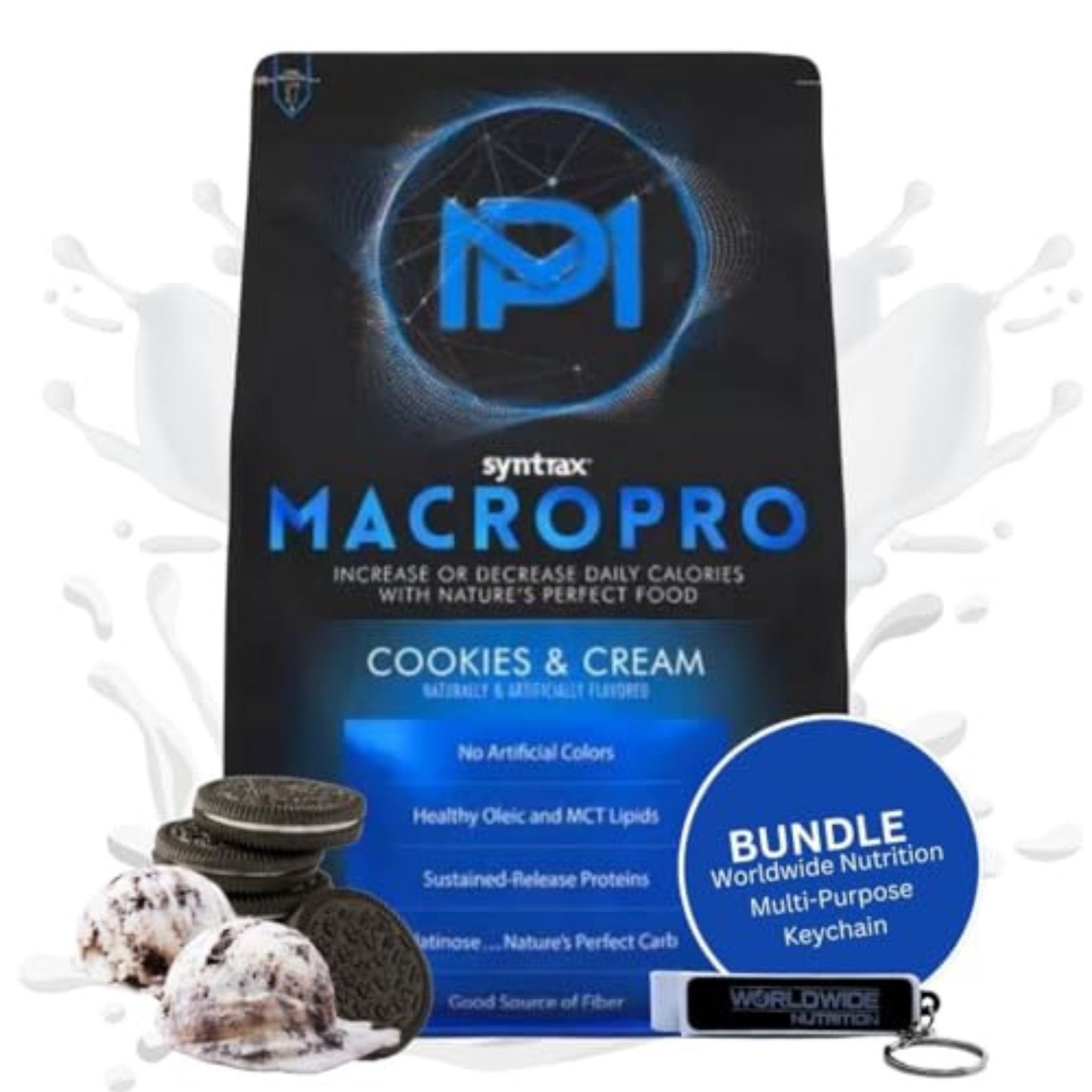 Syntrax MacroPro Undenatured Whey Protein Powder Blend - Pack of 1, 5 lbs