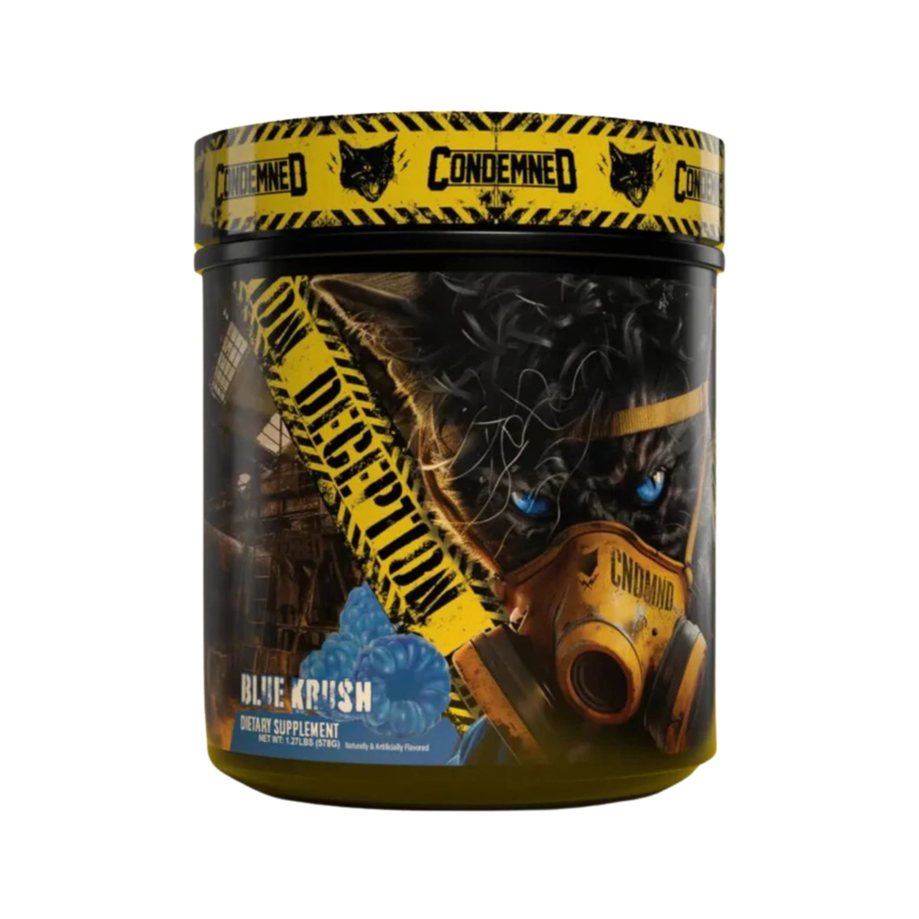 Black Magic Supply X Condemned Labs Deception Pre-Workout - High-Stim Energy, Focus, Endurance, and Muscle Pumps - Blue Krush Flavor - 578g, 40 Servings - Pack of 1