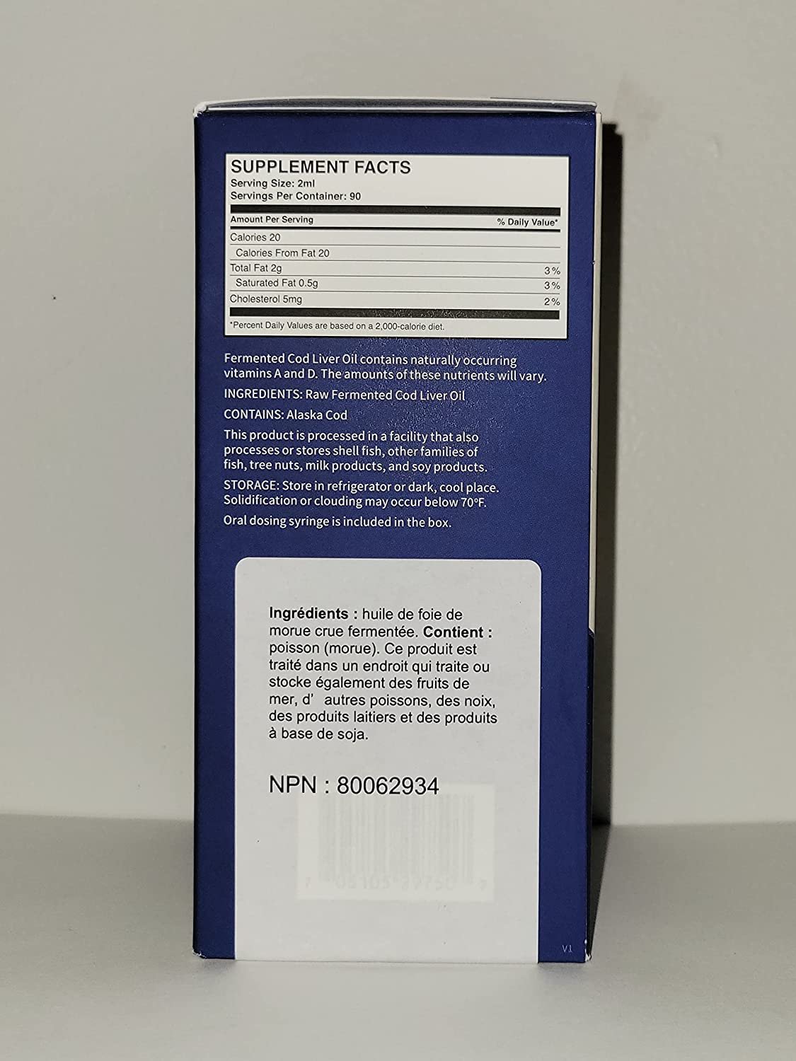 Green Pasture Fermented Cod Liver Oil Liquid, Unflavored, 6.1 Fl Oz