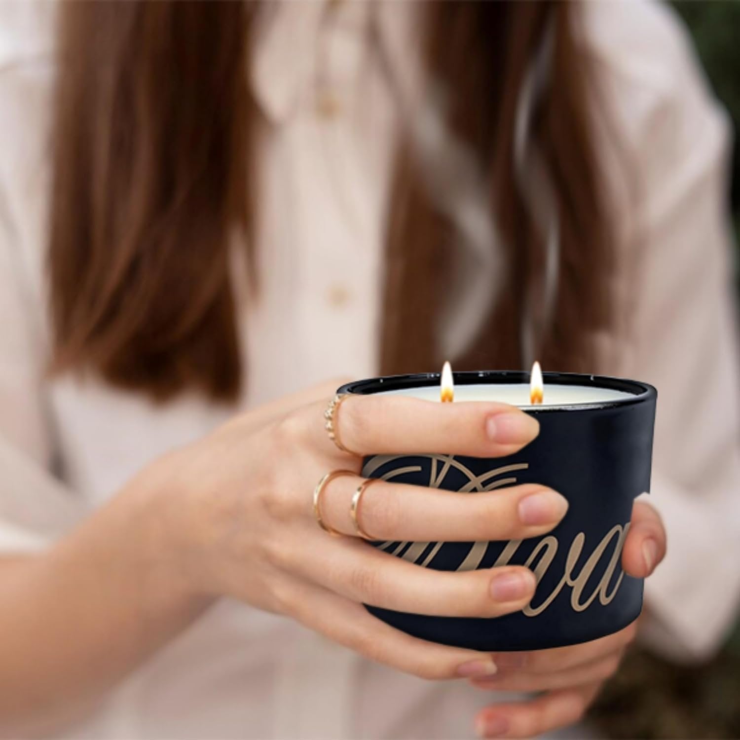 Tyler Candle Company Diva Scented Candle - Stature Mossy Black - Limited Edition - 16oz - Burn Time Up to 75 hrs