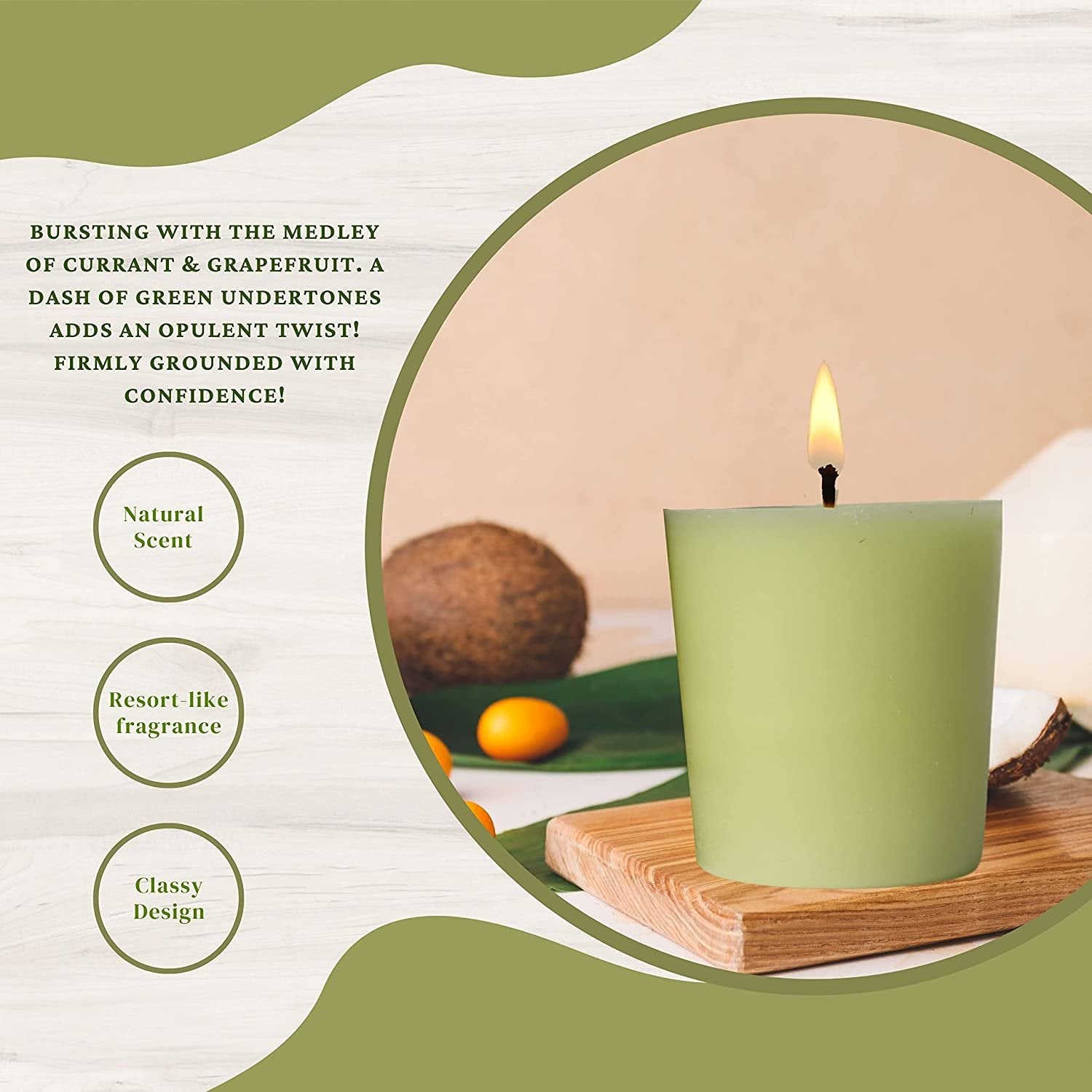 Tyler Candle Company Tyler Scent Votive Candles - Luxury Scented Candle with Essential Oils - 4 Pack of 2 oz Small Candles with 15 Hour Burn Time Each - with Bonus Key Chain