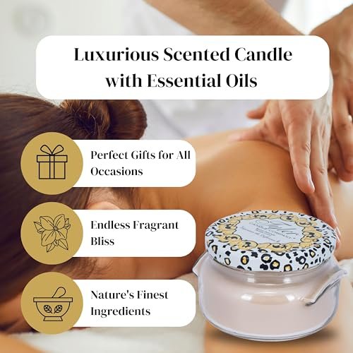 Tyler Candle Company White Warm Sugar Cookie Soy Wax Scented Candles in Glass Jar, 11 oz - Pack of 1 with Keychain