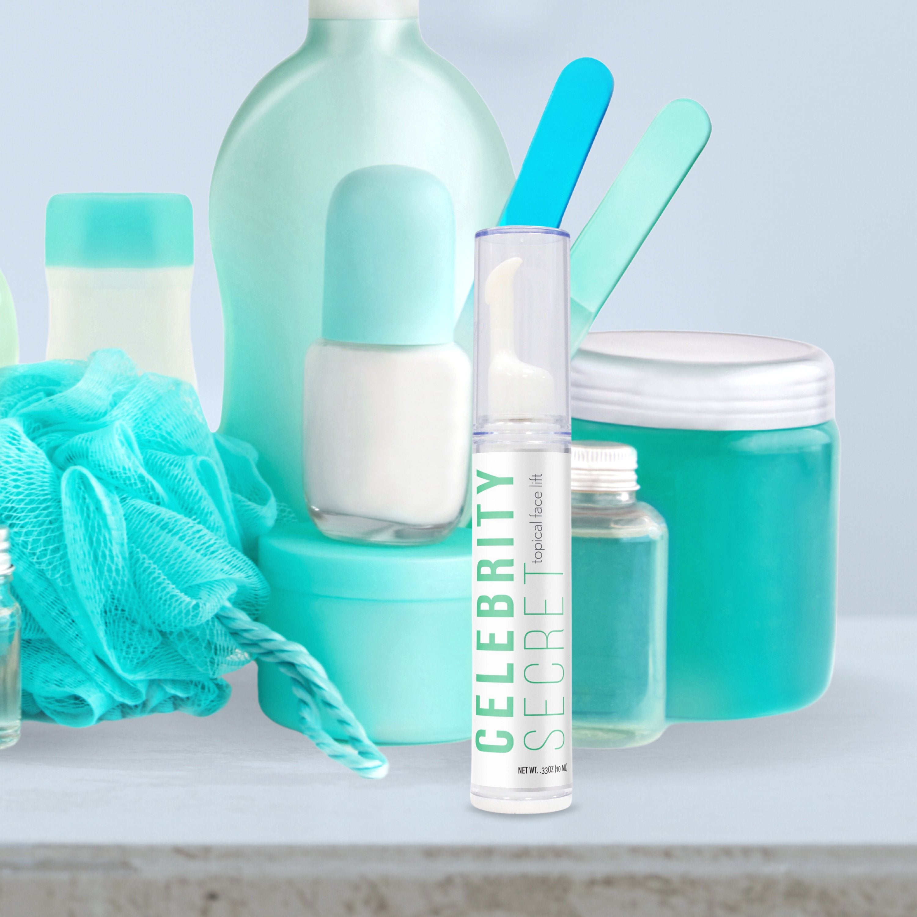 Worldwide Nutrition Celebrity Secret Instant Face Lift - Temporary Wrinkle Remover, Skin Tightener, Wrinkle Filler, Line Eraser - Hydrating Anti Aging Face Cream for Younger, Glowing Complexion -10 ml