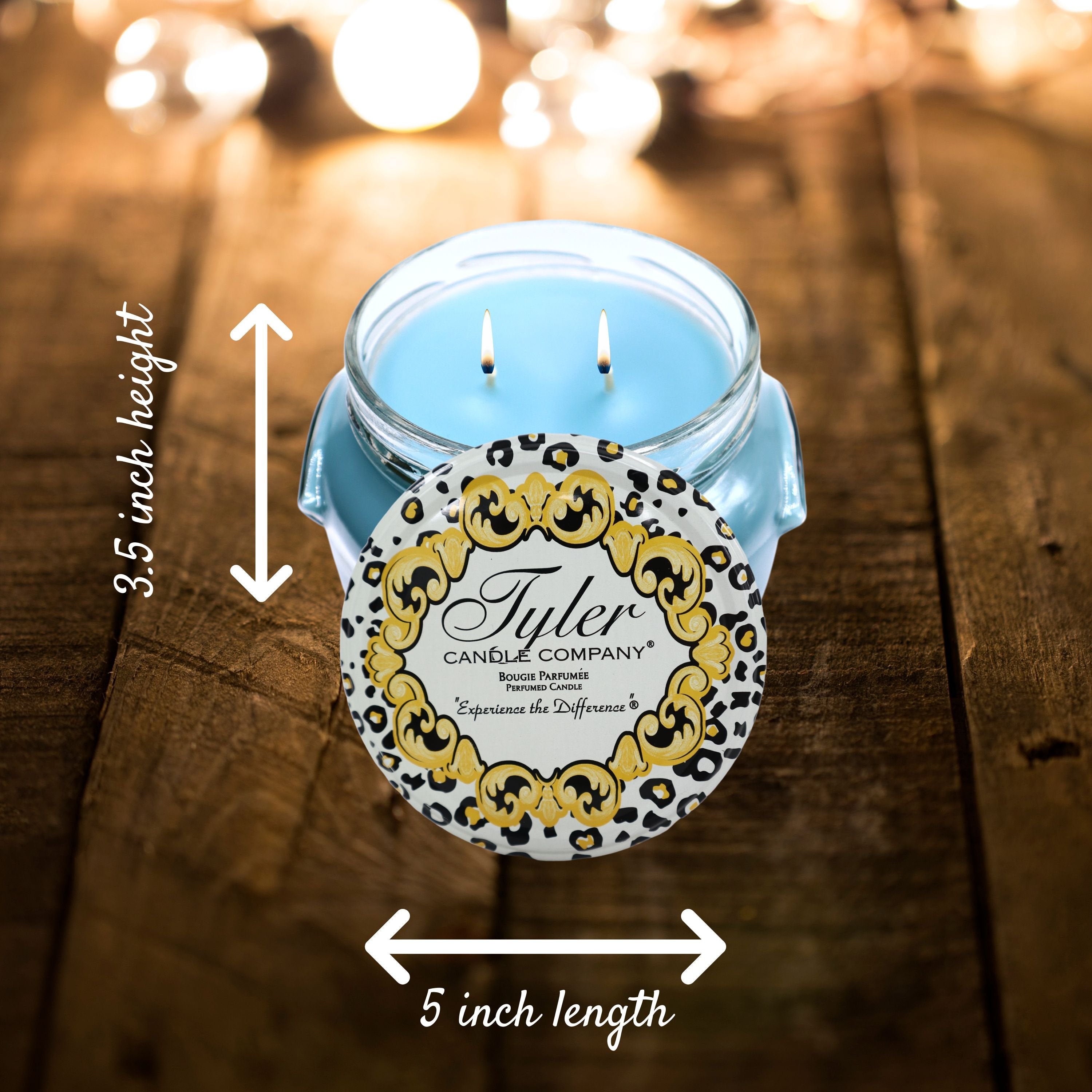 Tyler Candle Company, Resort Jar Candle, Scented Candles Gifts for Women, Ultimate Aromatherapy Experience, Luxurious Candles with Essential Oils, Long-Lasting Burn, Large Candle 22oz