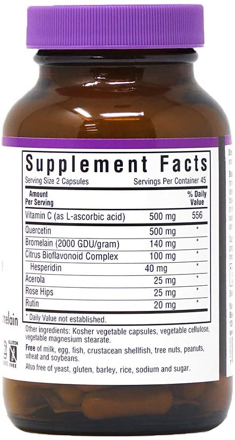 Bluebonnet Super Quercetin Veg Cap 90ct