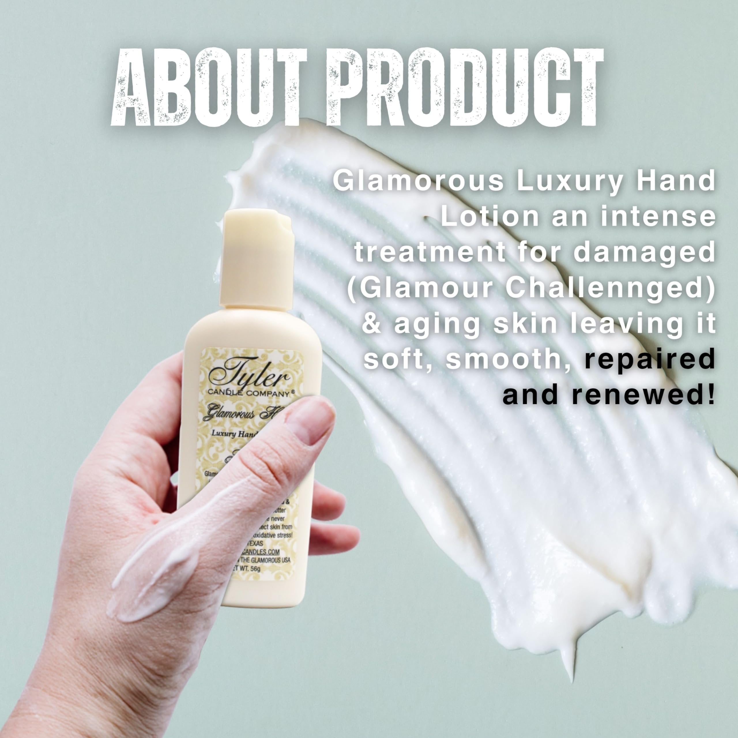 Tyler Kathina Hand Lotion - Scented & Small Hand Cream For Dry Hands w/Moisture-Boosting Skin- 2 Oz Travel Size Luxury Hand Moisturizer & Multi-Purpose Key Chain