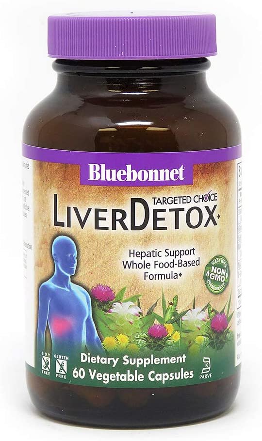 Bluebonnet Nutrition Targeted Choice Liver Detox Herbal Blend, 60 Count