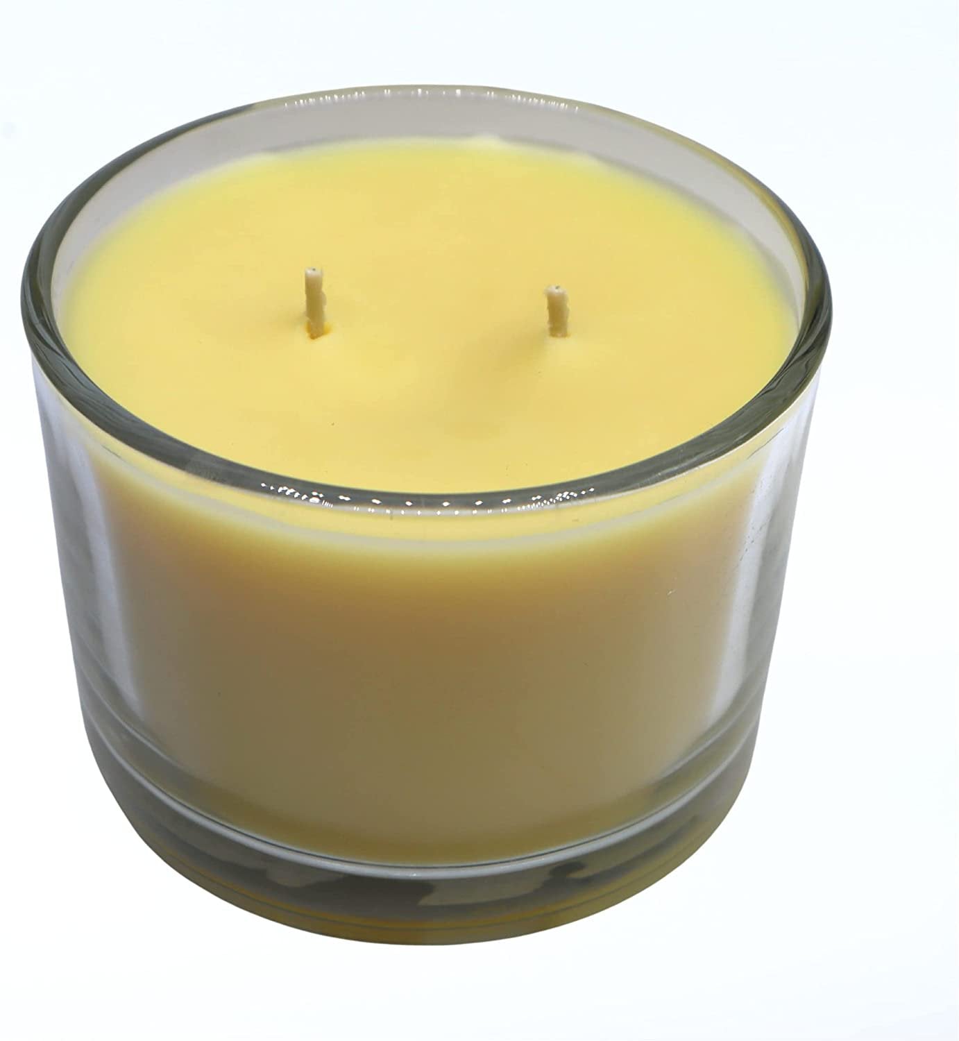 Tyler Candle Company Pineapple Crush Stature Candle - Luxury Home Fragrance Pineapple Crush Scented Candle - Stature Model Home Decor in Clear Glass Candle Holder - 16 Oz, 2 Wick Candle