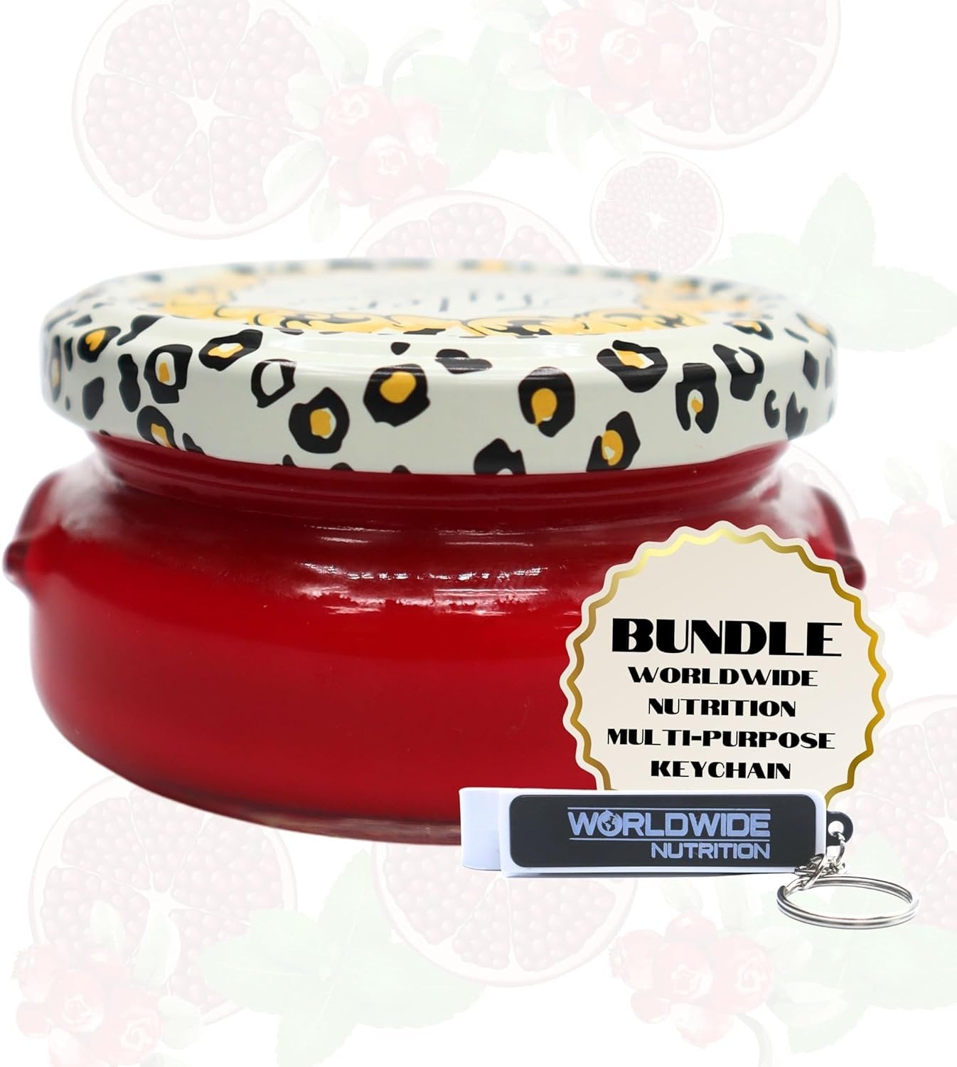 Tyler Candle Company Frosted Pomegranate Scented Candles - 3.4 oz - Burn Time Up to 25hrs