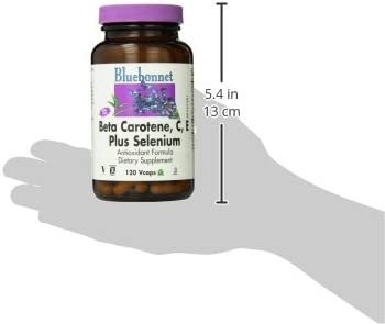 BlueBonnet Beta Carotene C and E Plus Selenium Vegetarian Capsules, 120 Count, White