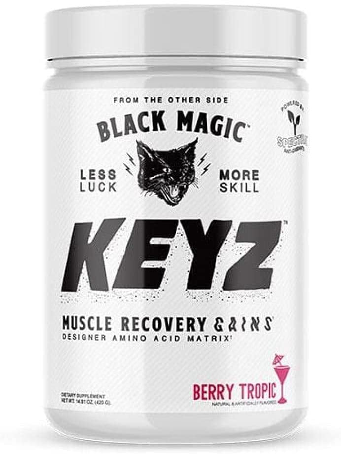 Black Magic Supply Keyz Muscle Recovery Gains - Amino Acid Matrix Powder - Berry Topic - 420g