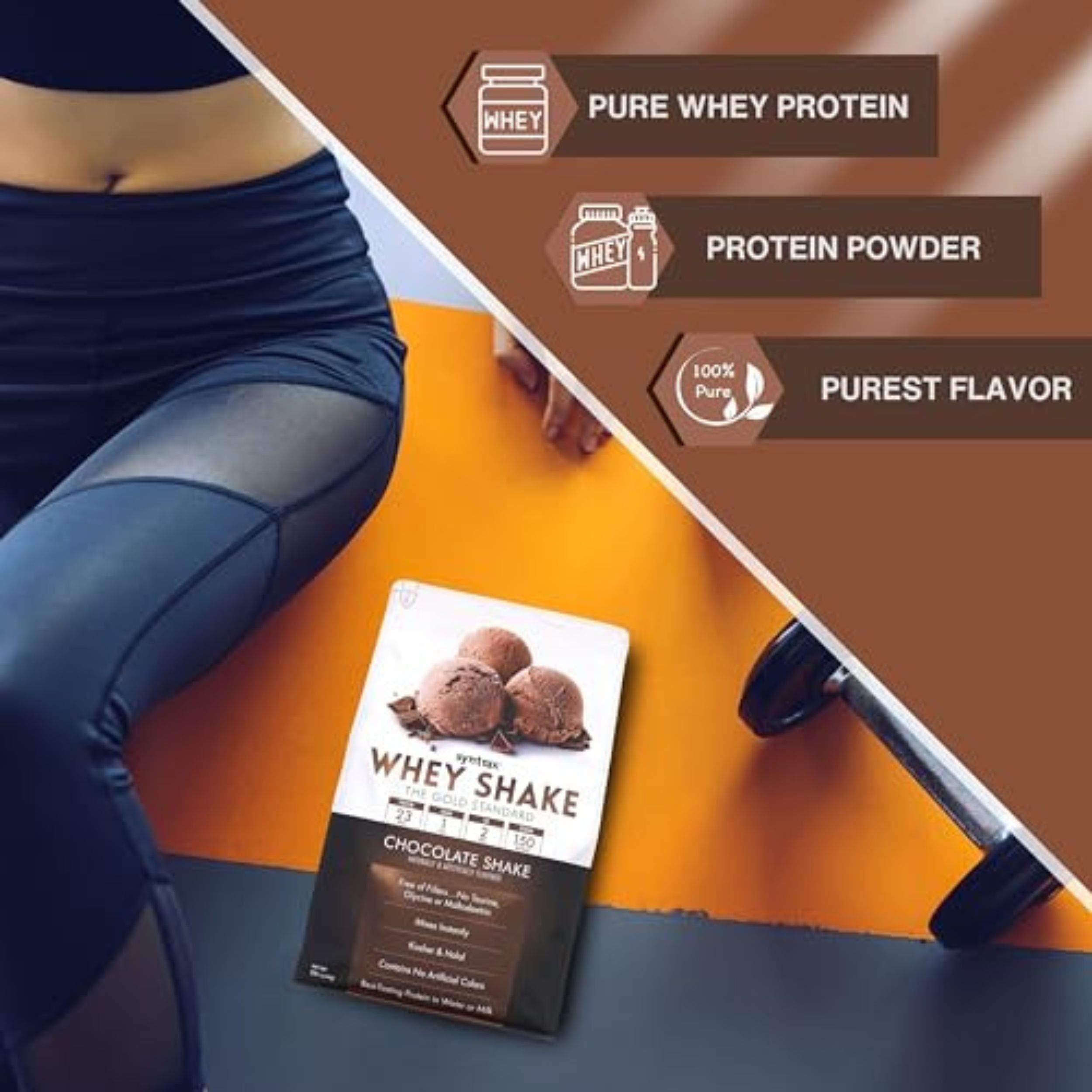 Syntrax Whey Native Grass-Fed Wholesome Denatured Whey Protein Powder - Chocolate Shake - 5 Pounds - Pack of 1 with Keychain