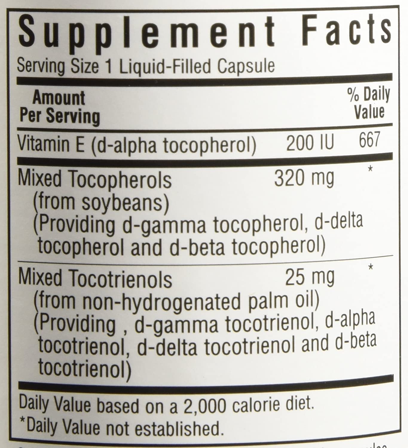Bluebonnet Natural Full Spectrum Vitamin E Complex - 60 Licaps