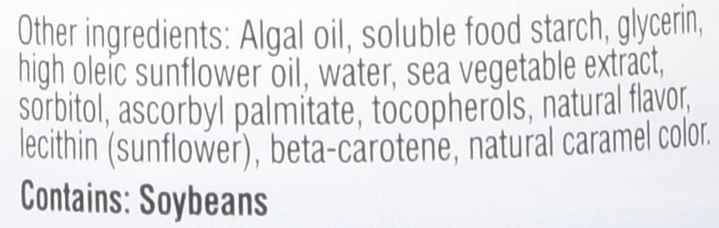 BlueBonnet Natural Omega-3 Vegetarian DHA Vegetarian Softgels, 200 mg, 60 Count