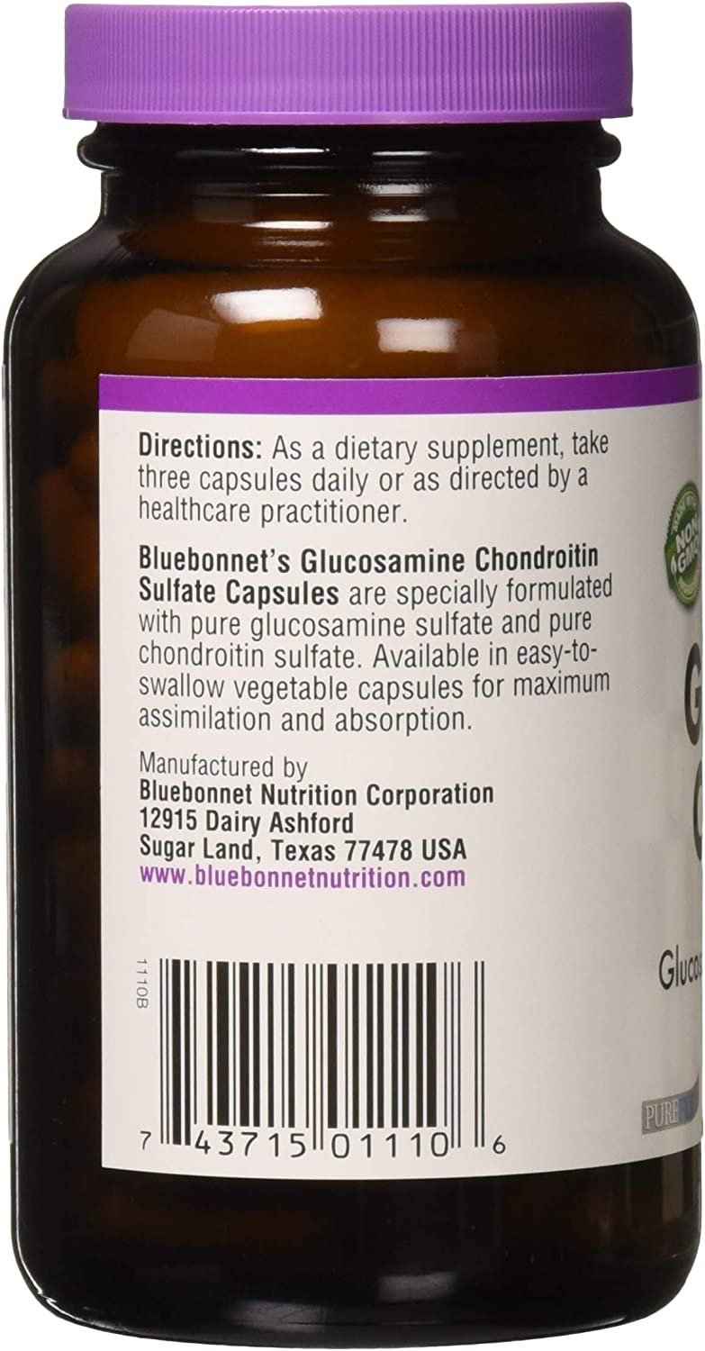BlueBonnet Glucosamine Chondroitin Sulfate Supplement, 120 Count