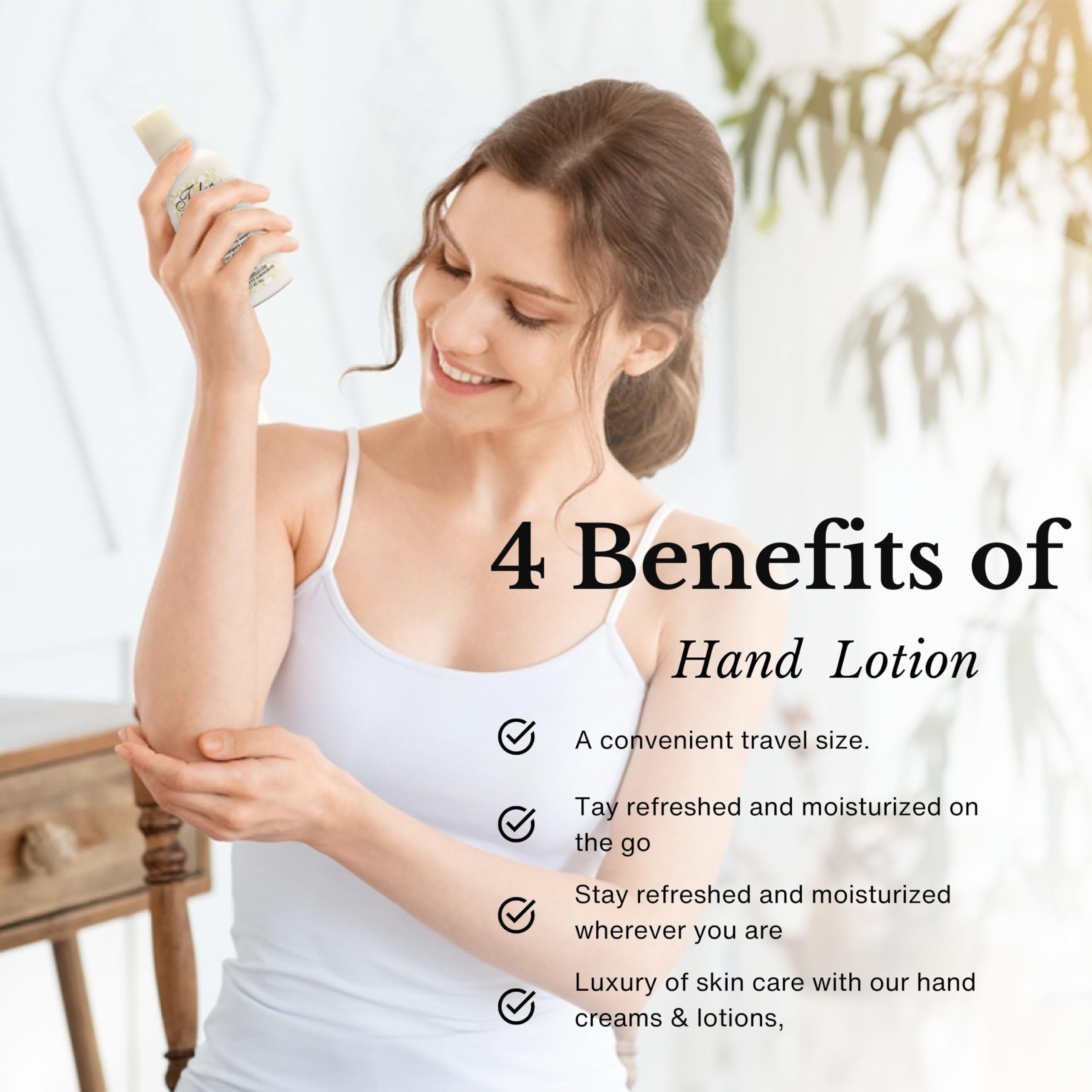 Tyler Candle Company High Maintenance Scent Glamorous Hand Lotion - For Damaged and Aging Skin - 2oz (56g) with Keychain