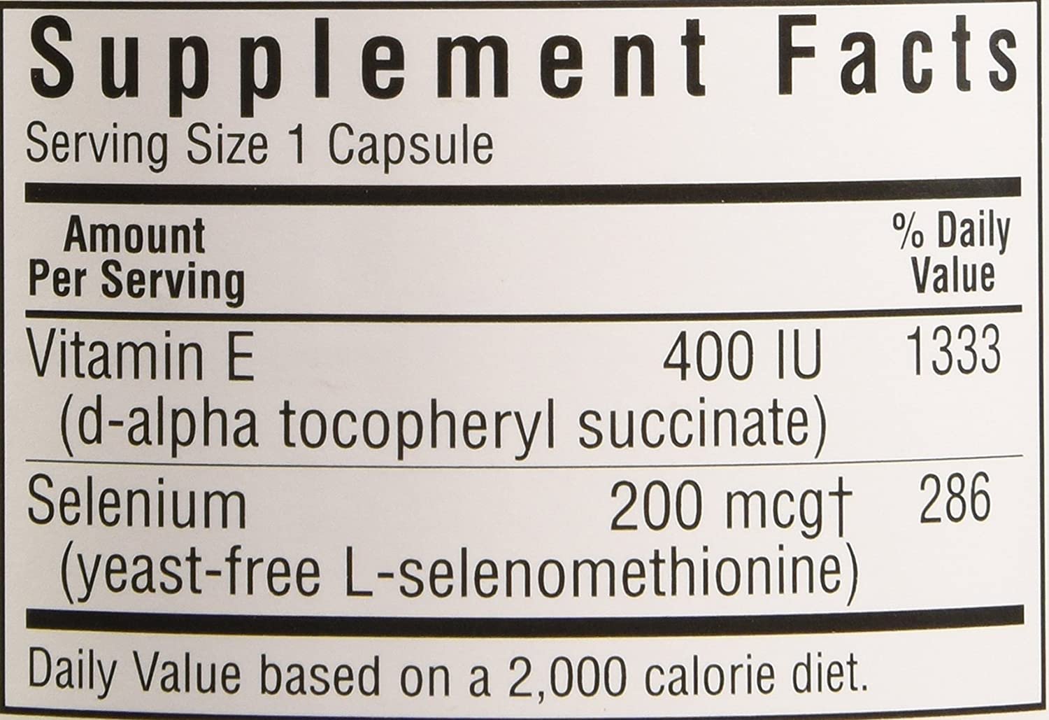 BlueBonnet Dry E-400 IU Plus Selenium Vegetarian Capsules, 120 Count, White