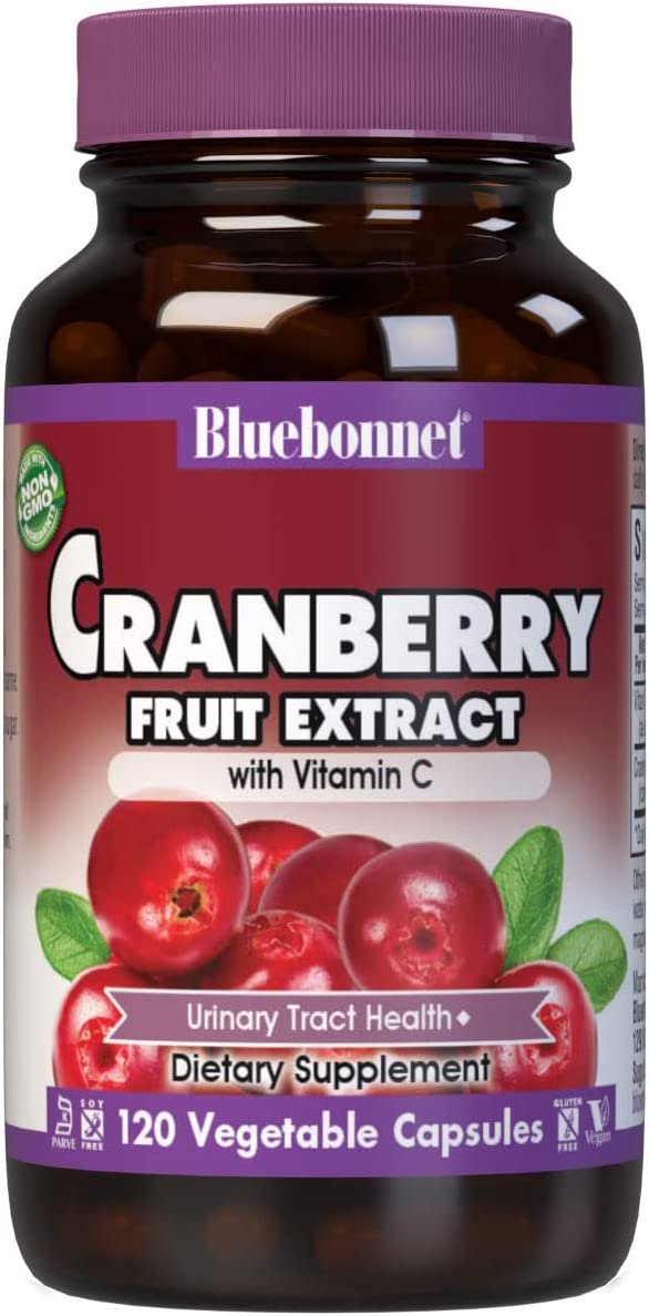 BlueBonnet Super Fruit Cranberry Supplement, 120 Count