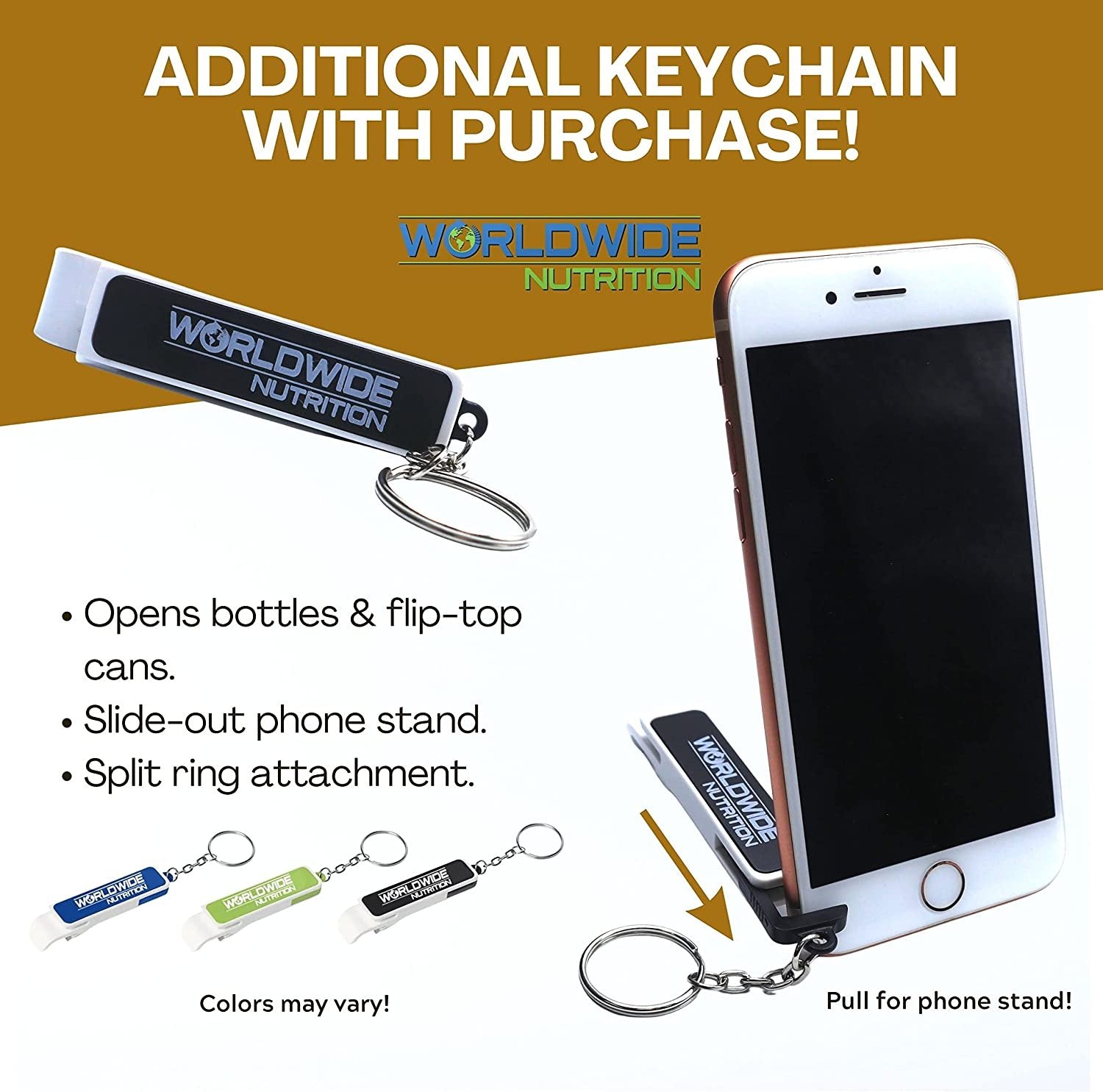 Tyler Candle Company AutoGlam Car Air Fresheners - Tyler Scent Car Fresheners | Car Odor Eliminator Air Refresher | Car Accessories - Pack of 6 w Worldwide Nutrition Multi Purpose Key Chain