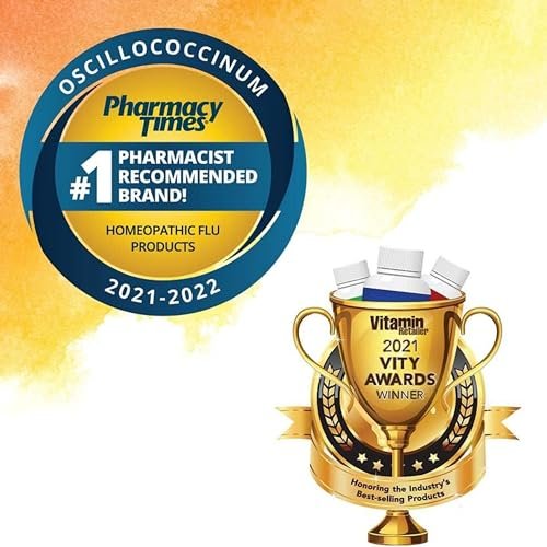 Boiron Oscillococcinum for Relief from Flu-Like Symptoms of Body Aches, Headache, Fever, Chills, and Fatigue - 30 Count and Keychain