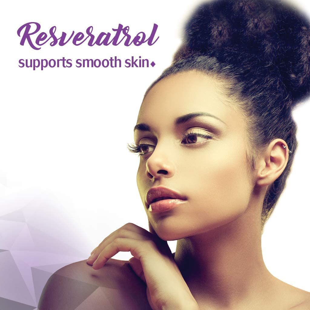 Bluebonnet Nutrition Beautiful Ally Resveratrol 500mg, Best for Skin, Antioxidant, Beauty Nutrient, Vegan, Vegetarian, Non GMO, Gluten Free, Soy Free, 30 Vegetable Capsules, 30 Servings