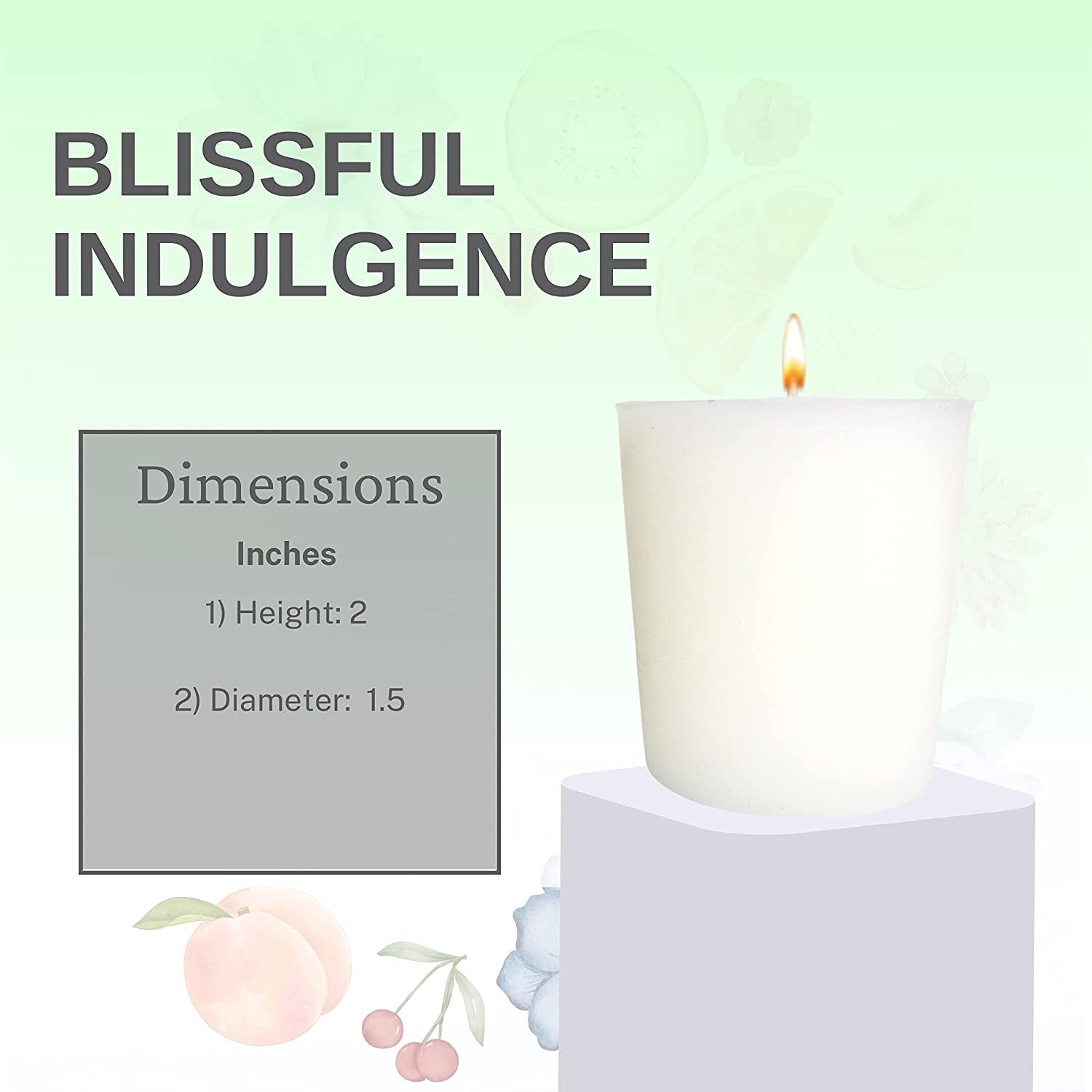 Tyler Candle Company Diva Votive Candles - Luxury Scented Candle with Essential Oils - 4 Pack of 2 oz Small Candles with 15 Hour Burn Time Each - Bonus Worldwide Nutrition Multi Purpose Key Chain