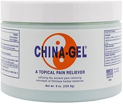 China Gel Topical Reliever Green 8 Ounce
