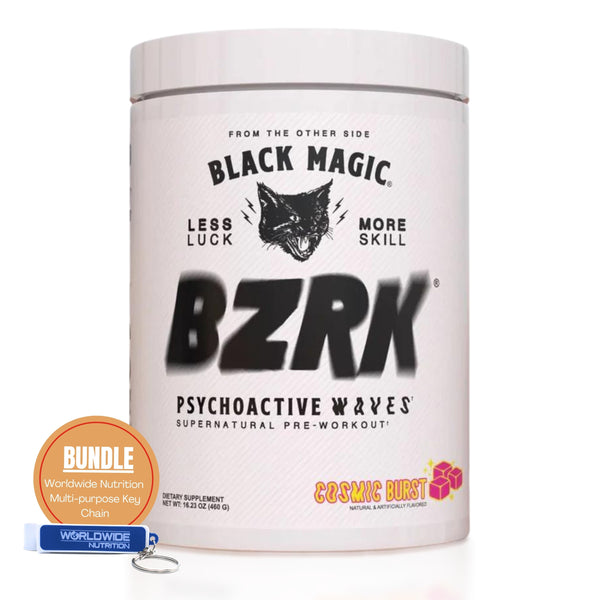 Black Magic Supply BZRK Psychoactive Waves Pre-Workout Powder - Cosmic Burst - 16.23oz (460g)  - Pack of 1