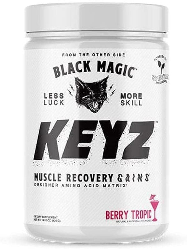 Black Magic Supply Keyz Muscle Recovery Gains - Amino Acid Matrix Powder - Berry Topic - 420g
