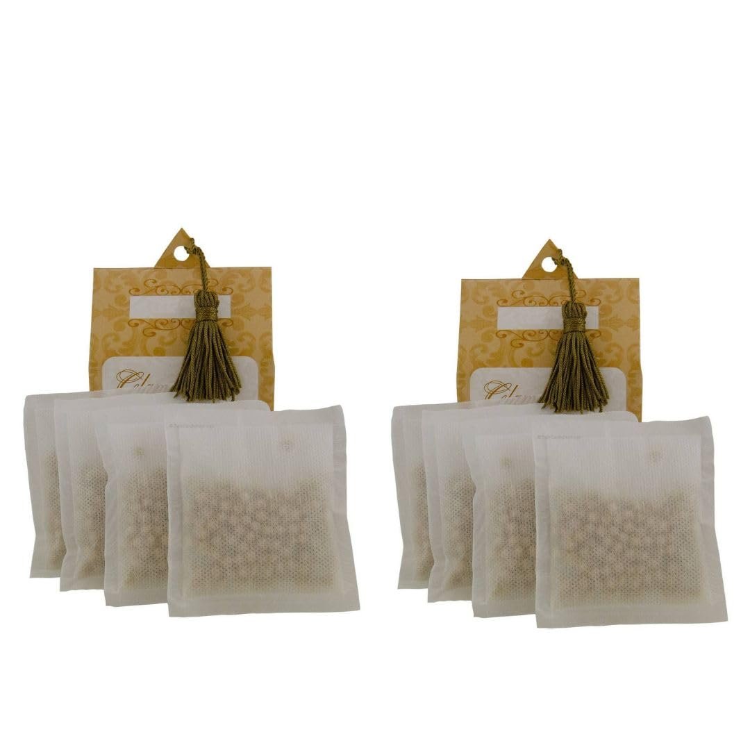 Tyler Candle Company Regal Scent Dryer Sachet - Home Fragrance - Personal Sachet - 2 Packs of 4 Sachet with  Keychain
