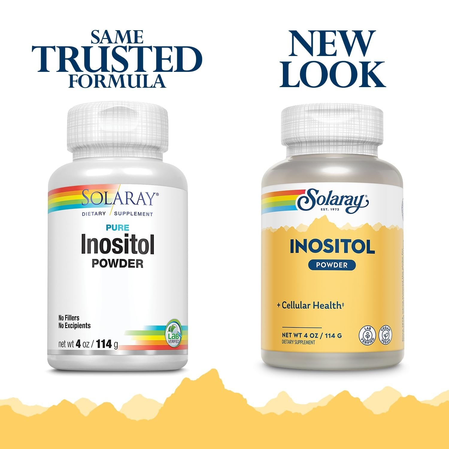 SOLARAY Pure Inositol Powder | May Help Support Healthy Brain, Cardiovascular, Nervous System Function and Mood | Non-GMO, Vegan (4oz, 162 Serv.)
