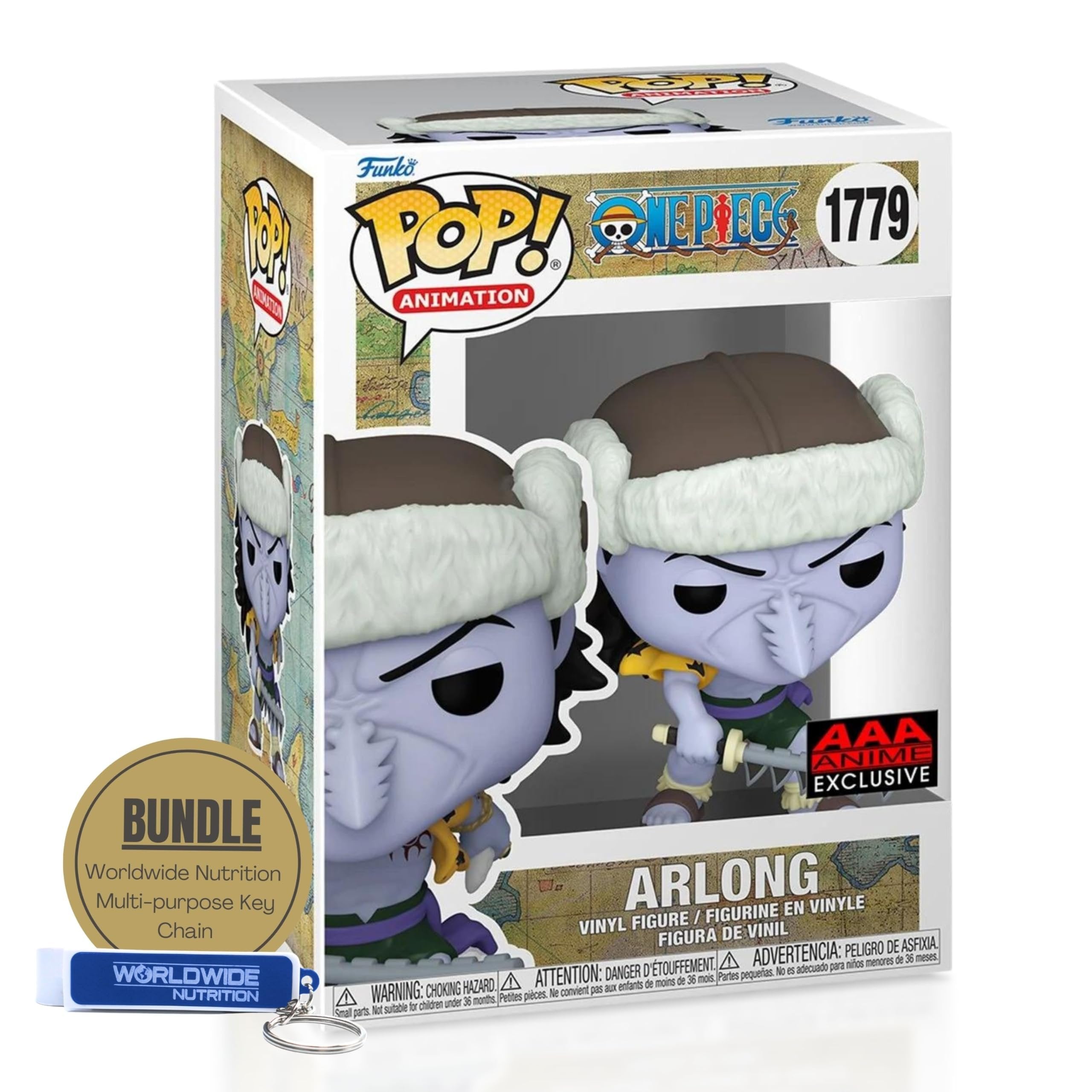 Arlong Funko Pop! One Piece - AAA Exclusive Vinyl Figure #1779 w/ Case