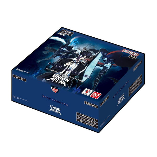 UNION ARENA Solo Leveling Second Edition Booster Box, UE17BT Trading Card Game Display with 16 Booster Packs, Anime Collectible Cards