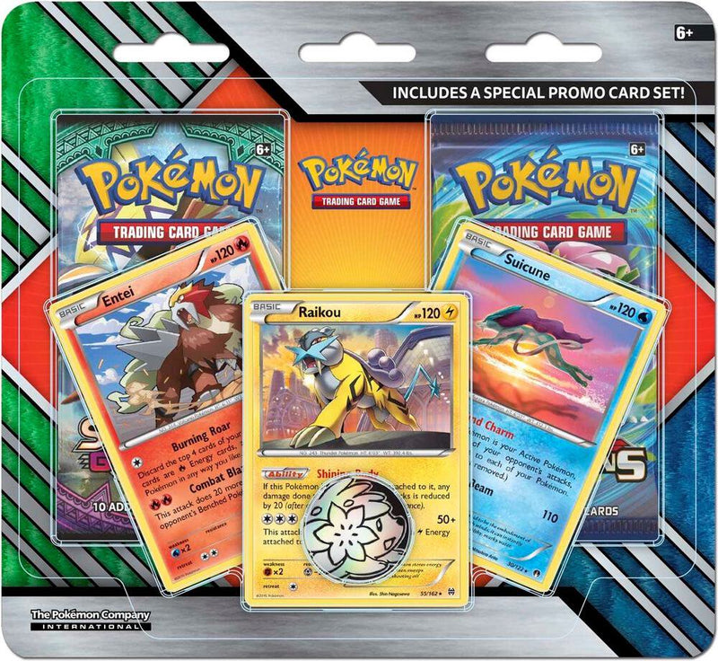 Pokemon TCG Guardians Rising and Steam Siege 2-Pack Blister