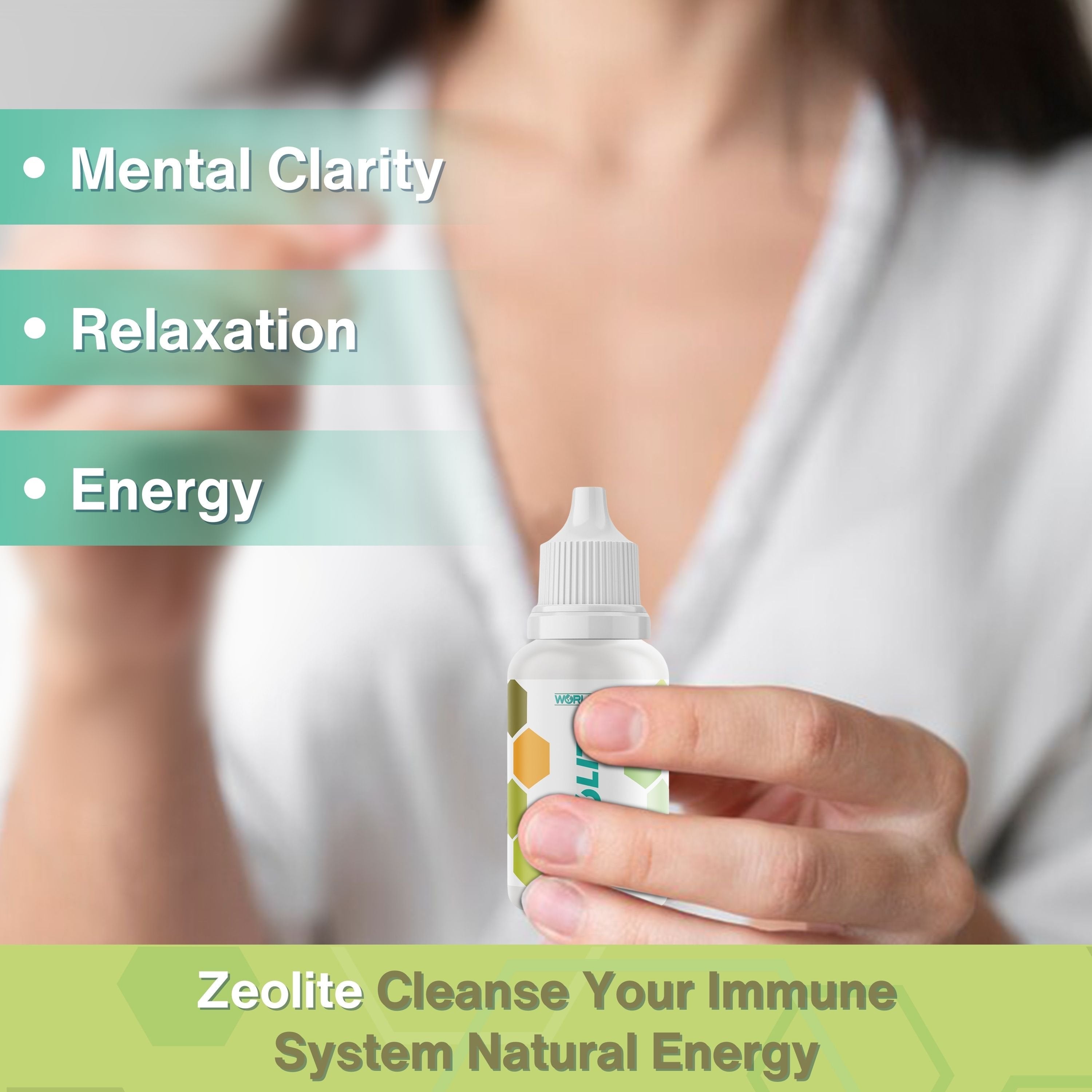 Worldwide Nutrition Liquid Zeolite Drops - Detox and Cleanse Your Immune System - 1 fl oz