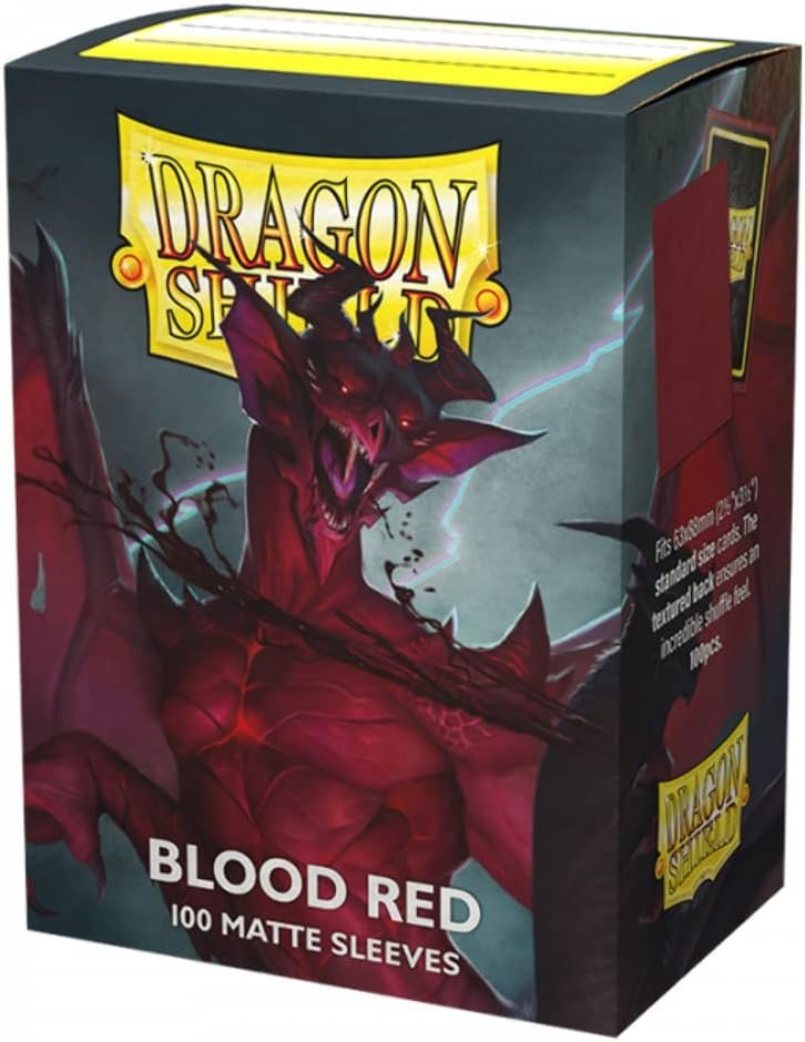 Dragon Shield Sleeves Blood Red 100ct