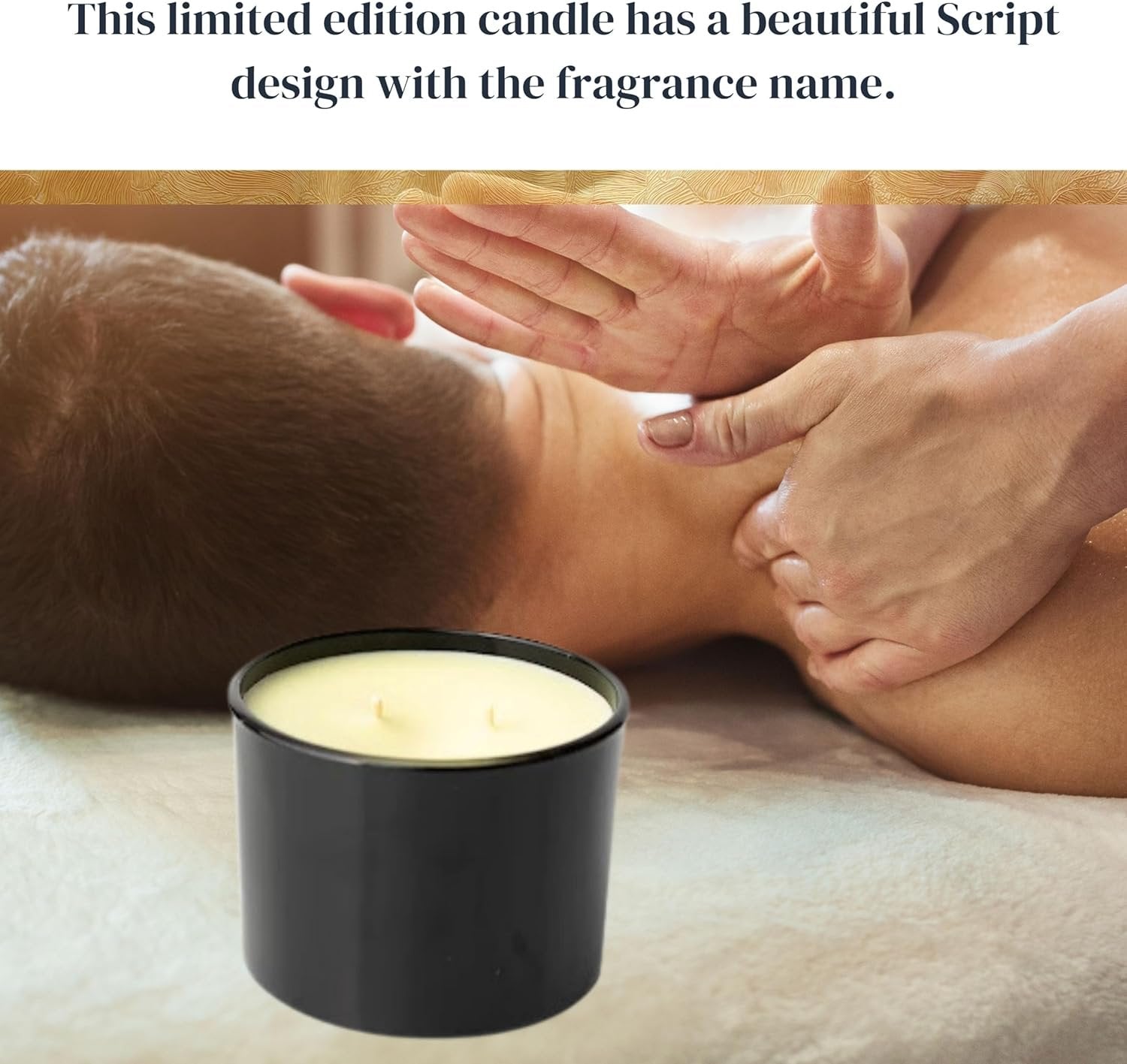 Worldwide Nutrition Bundle: Tyler Candle Company High Maintenance Glossy Black Stature Candle - Home Fragrance Scented Candle - 16 Oz, 2 Wick Candle Stature Model Home Decor and Keychain