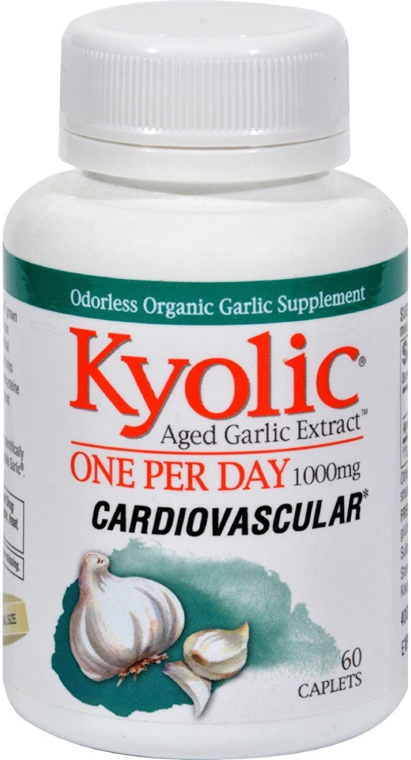 Kyolic Aged Garlic Extract One Per Day Cardiovascular - 1000 mg - 60 Caplets