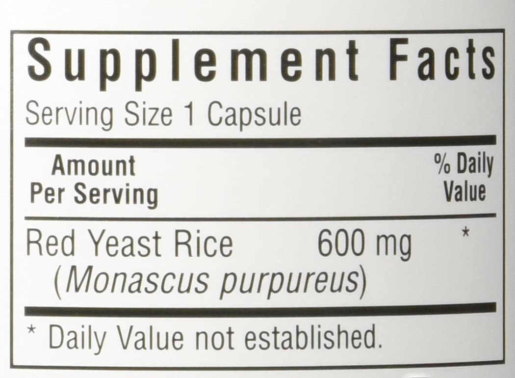 BlueBonnet Red Yeast Rice Supplement, 120 Count