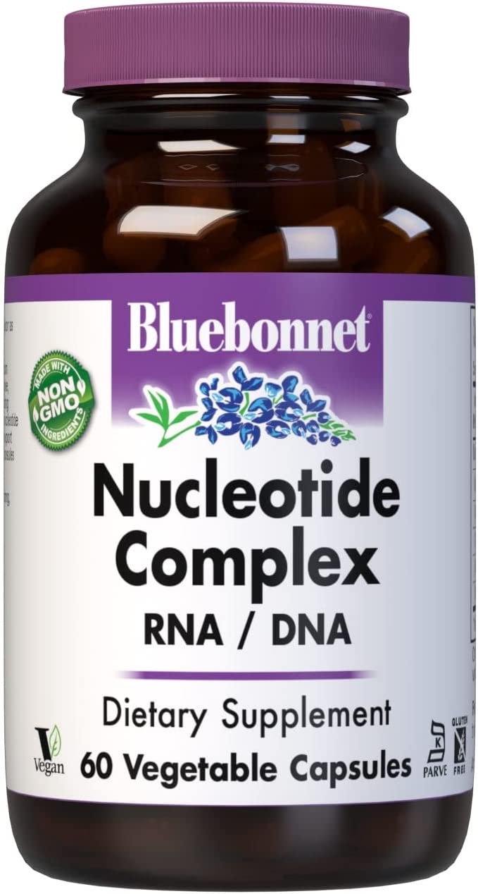 BlueBonnet Nucleotide Complex Supplement, 60 Count, White