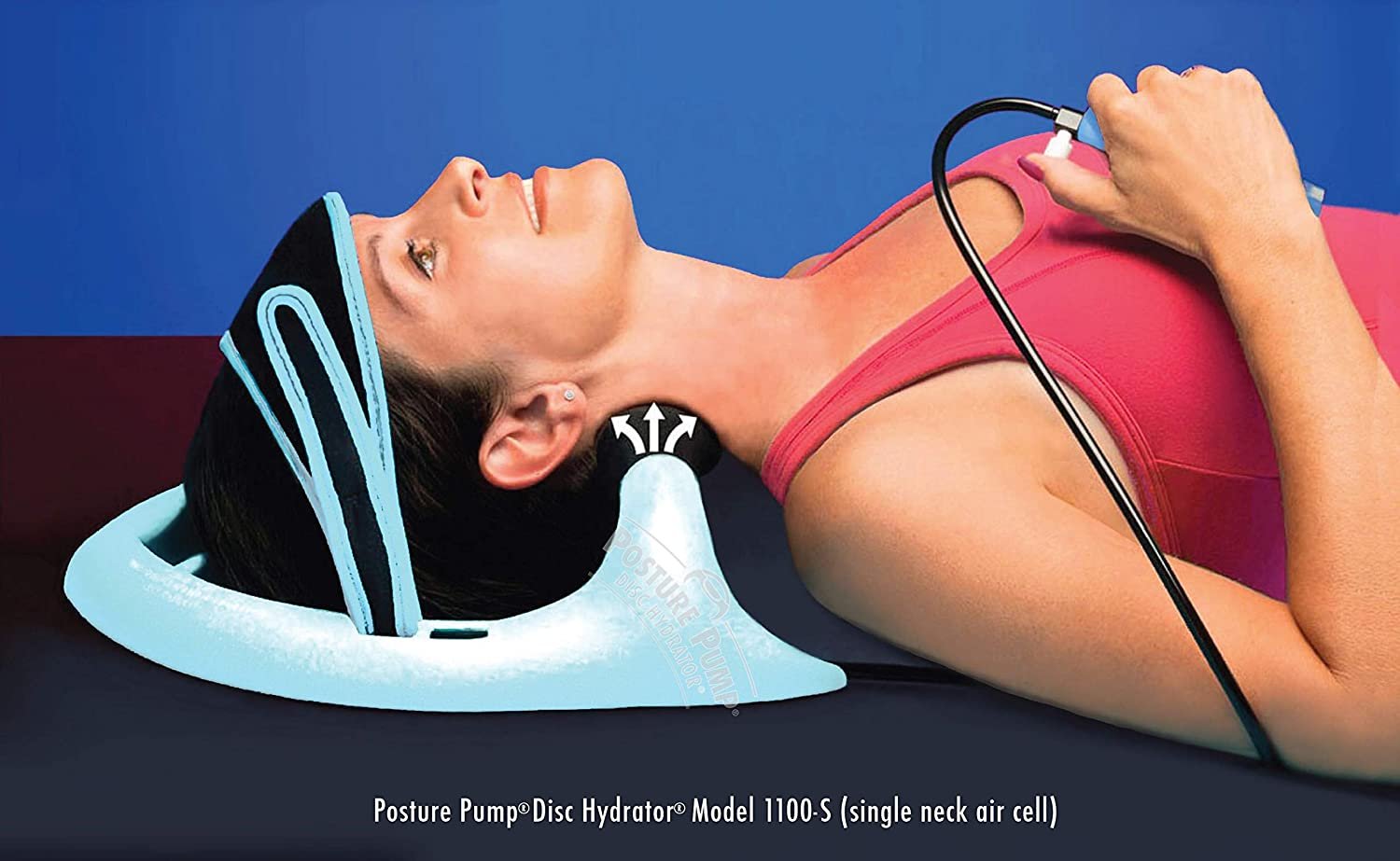 POSTURE PUMP Neck Pain Relief Cervical DISC HYDRATOR (Model 1100-S)* *Single neck air cell