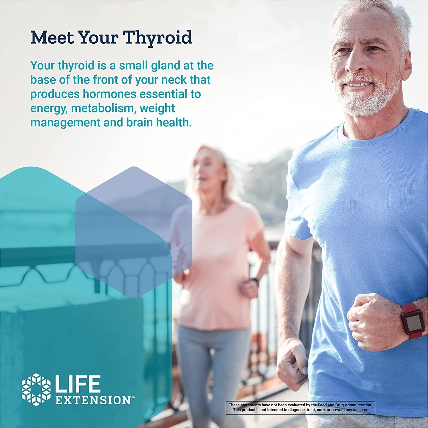 Life Extension Triple Action Thyroid - Thyroid Health Support Supplement with Vitamins A, B, Iodine, Magnesium, L-Tyrosine, Ashwagandha & Ginseng for Energy – Non-GMO, Gluten-Free - 60 Capsules